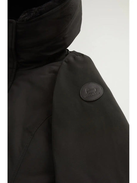 Giubbotto Woolrich BOULDER FAUX FUR PARKA Donna - Nero