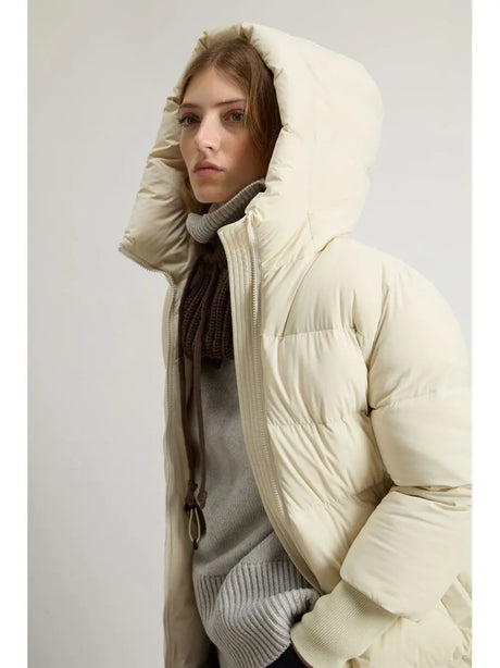 Giubbotto Woolrich CLOUD MADISON COAT Donna - Bianco