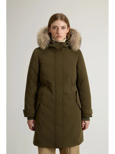 Giubbotto Woolrich GRACE FUR PARKA Donna - Verde