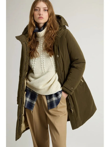 Giubbotto Woolrich GRACE FUR PARKA Donna - Verde