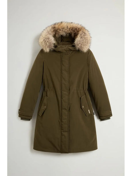 Giubbotto Woolrich GRACE FUR PARKA Donna - Verde