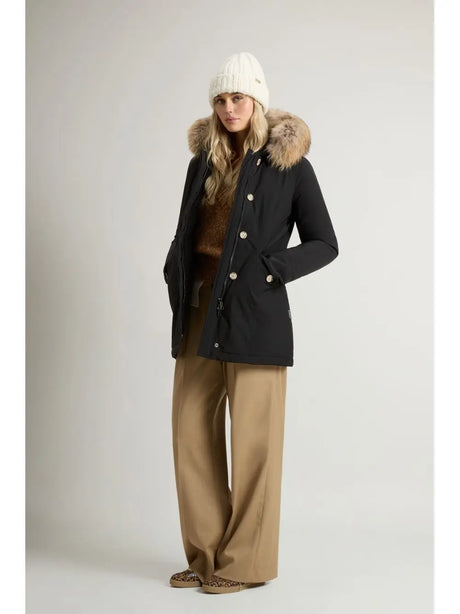 Giubbotto Woolrich LUXURY ARCTIC RACCOON PARKA Donna - Nero