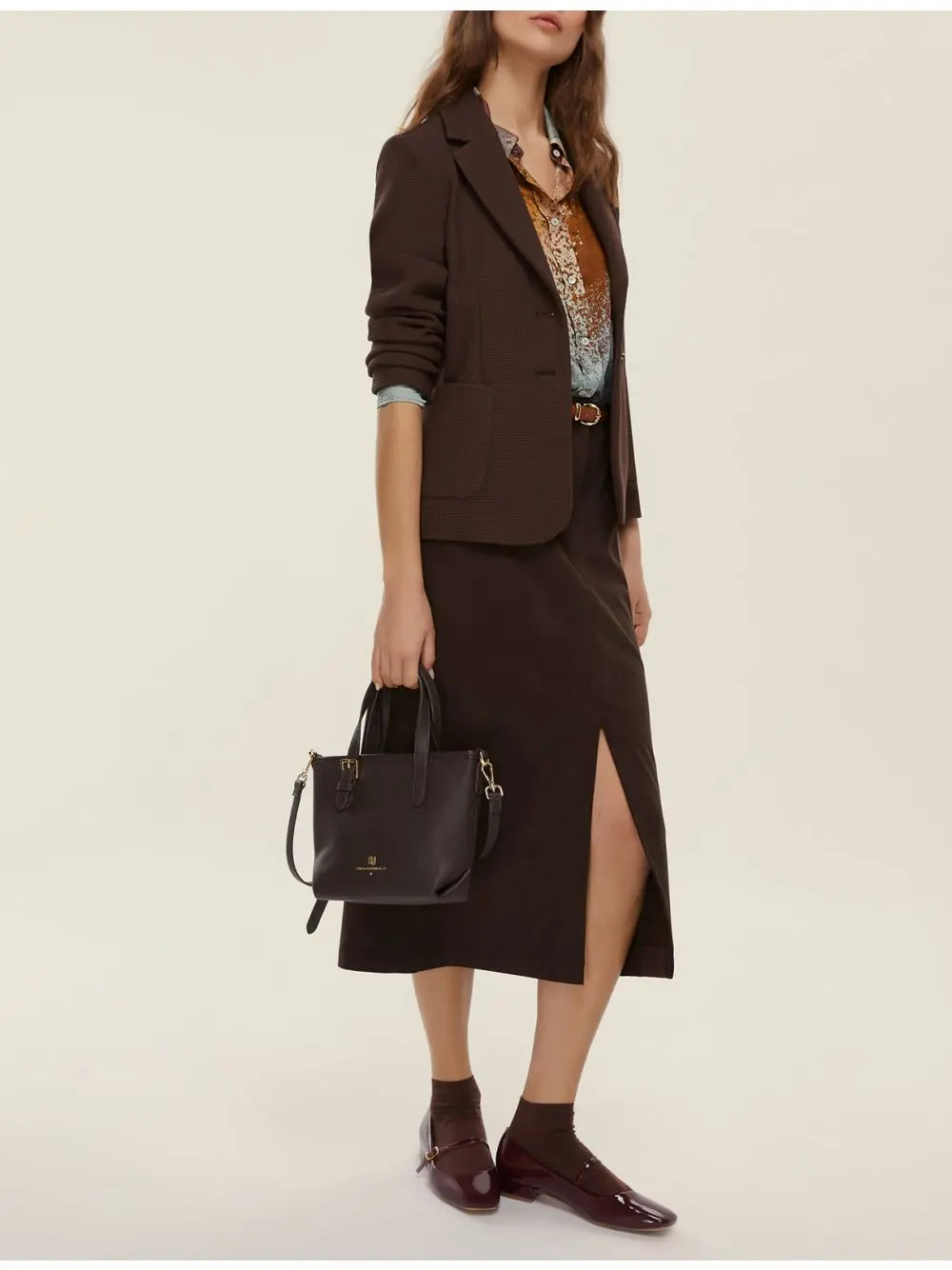 Gonna Emme Marella DRITTO Donna - Nero