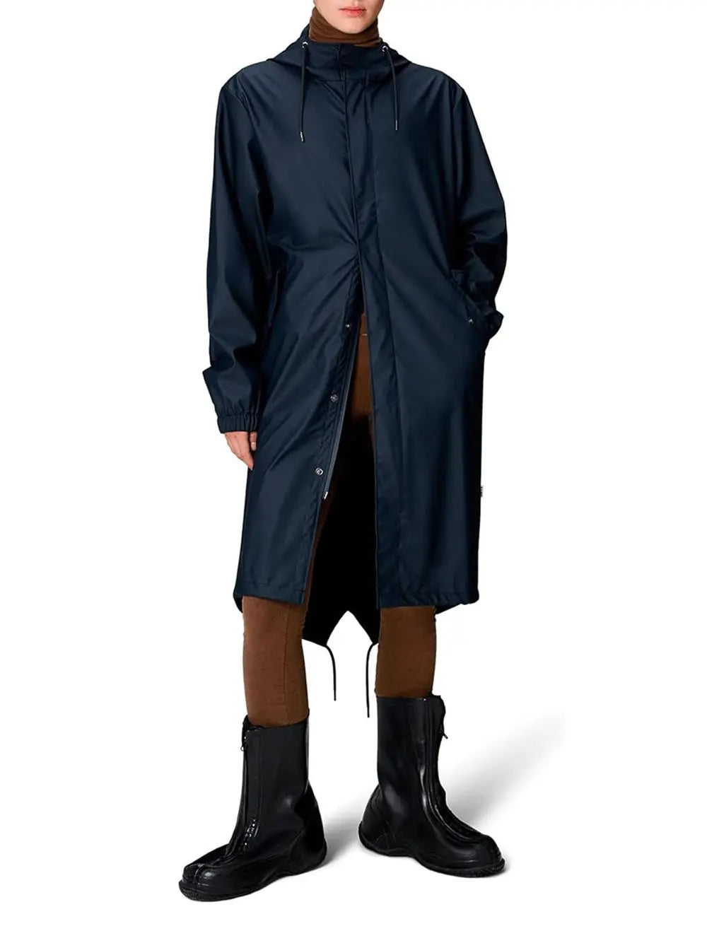 Impermeabile Rains Donna Fishtail Navy Rains  Angolo dello Sport