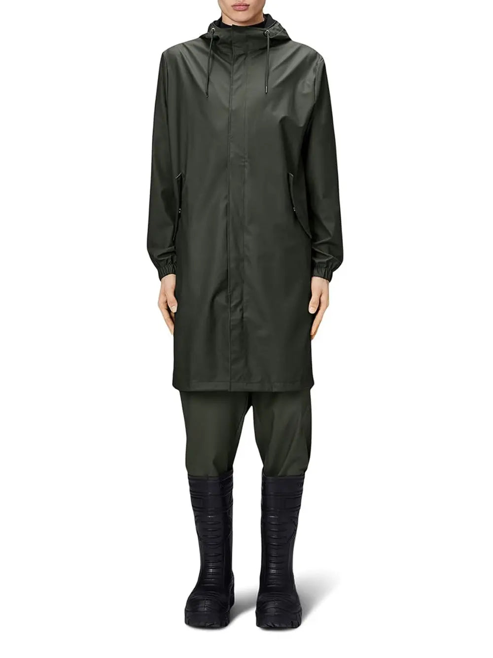 Impermeabile Rains Donna Fishtail Verde Rains  Angolo dello Sport