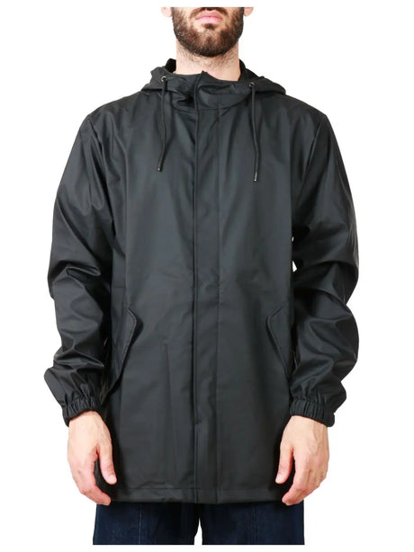 Impermeabile Rains Fishtail Jacket W3 Unisex - Nero