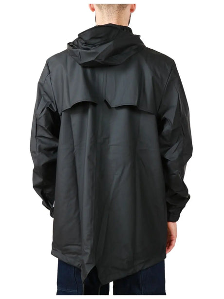 Impermeabile Rains Fishtail Jacket W3 Unisex - Nero
