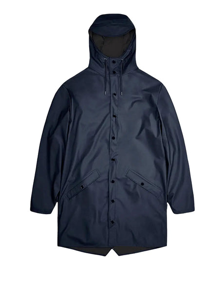 Impermeabile Rains Unisex Long Navy Rains  Angolo dello Sport