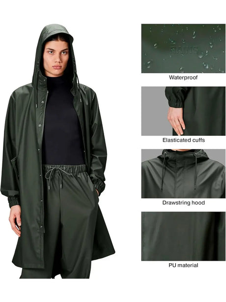 Impermeabile Rains Unisex - Verde