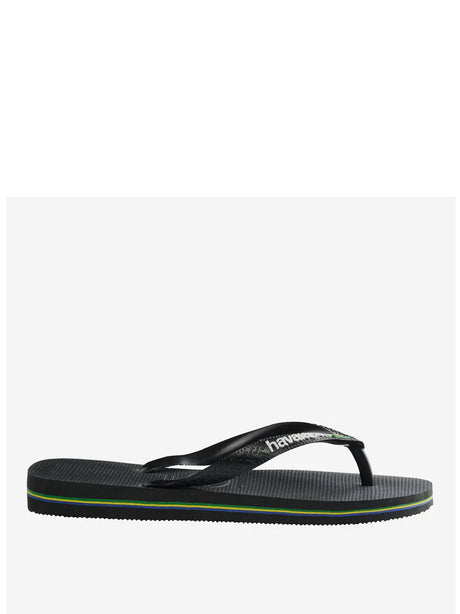 Infradito Brasil Logo Havaianas Unisex - Nero