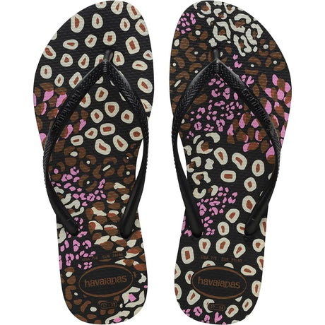 Infradito HAVAIANAS Donna SLIM ANIMALS Nero