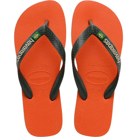 Infradito HAVAIANAS Unisex BRASIL LOGO Arancione