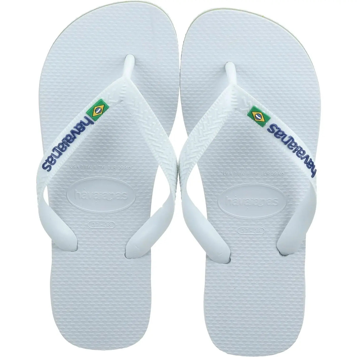 Infradito HAVAIANAS Unisex BRASIL LOGO Bianco
