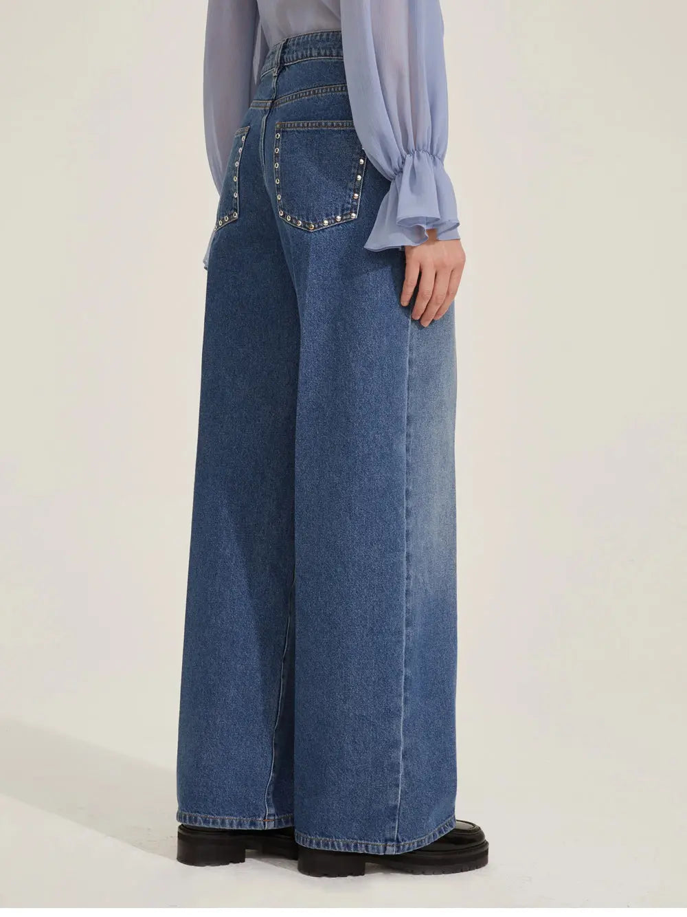 Jeans Adorno Emme Marella Donna - Blu