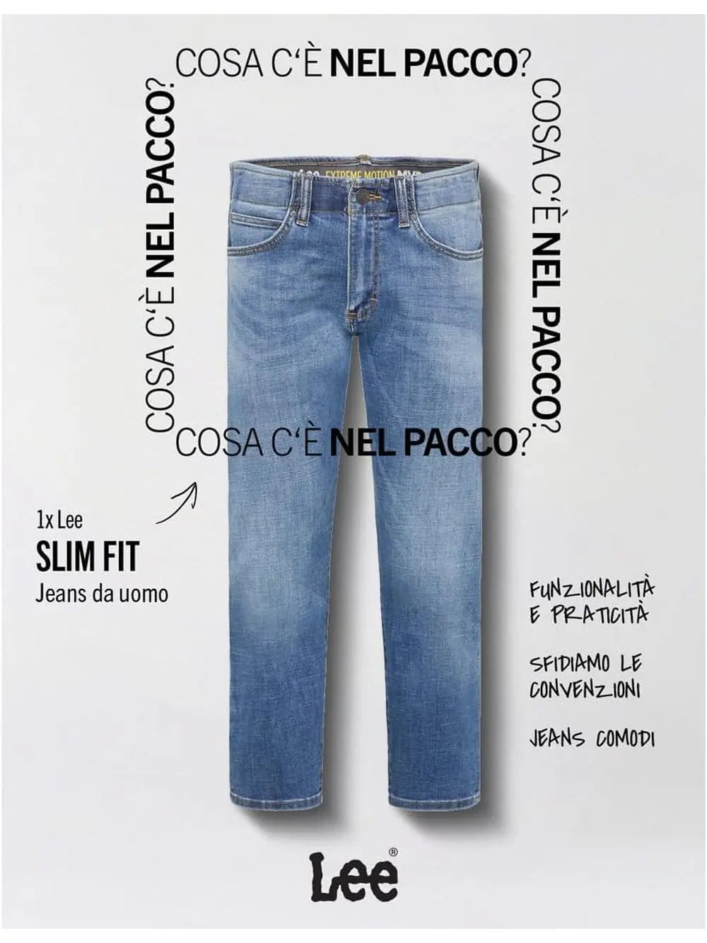 Jeans Lee LENNY Uomo - Denim