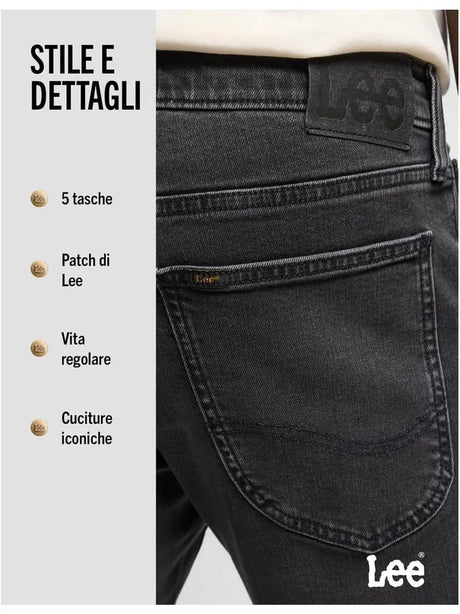 Jeans Lee LUKE Uomo - Nero