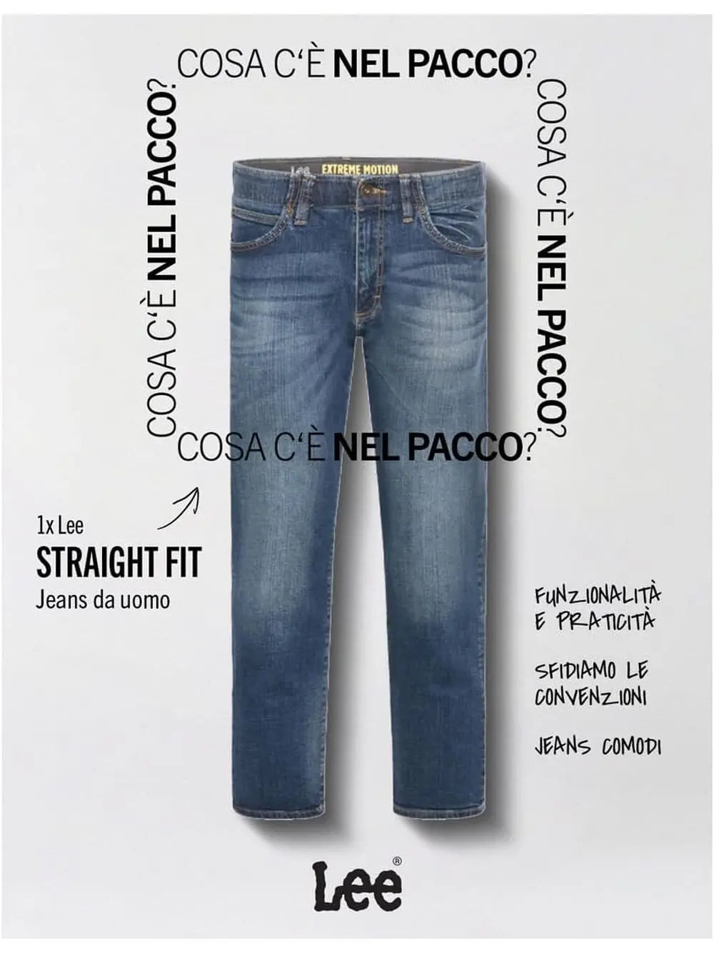 Jeans Lee Uomo - Denim