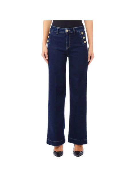 Jeans Liu Jo B.UP FLARE BUTTON H.W. Donna - Denim