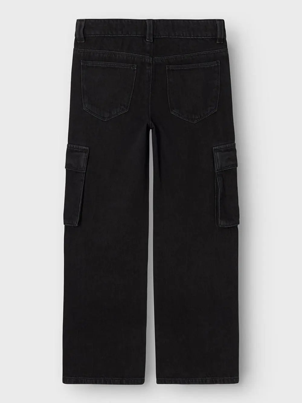 Jeans Name It Bambina Rose Wide Cargo Nero Name It  Angolo dello Sport