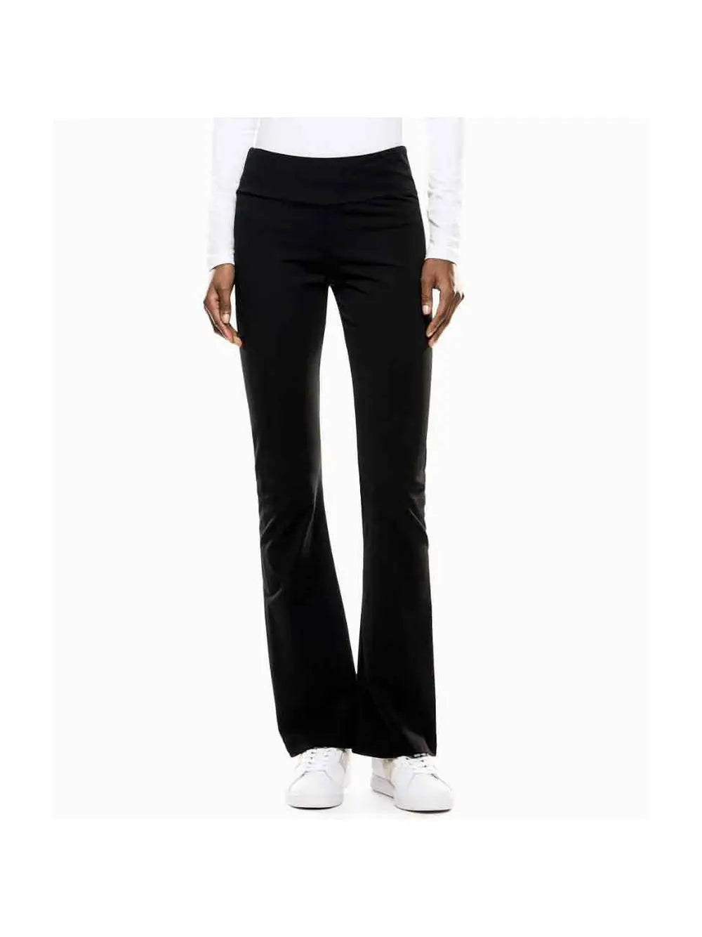 Leggings Ea7 Train Core Bootcut Donna - Nero