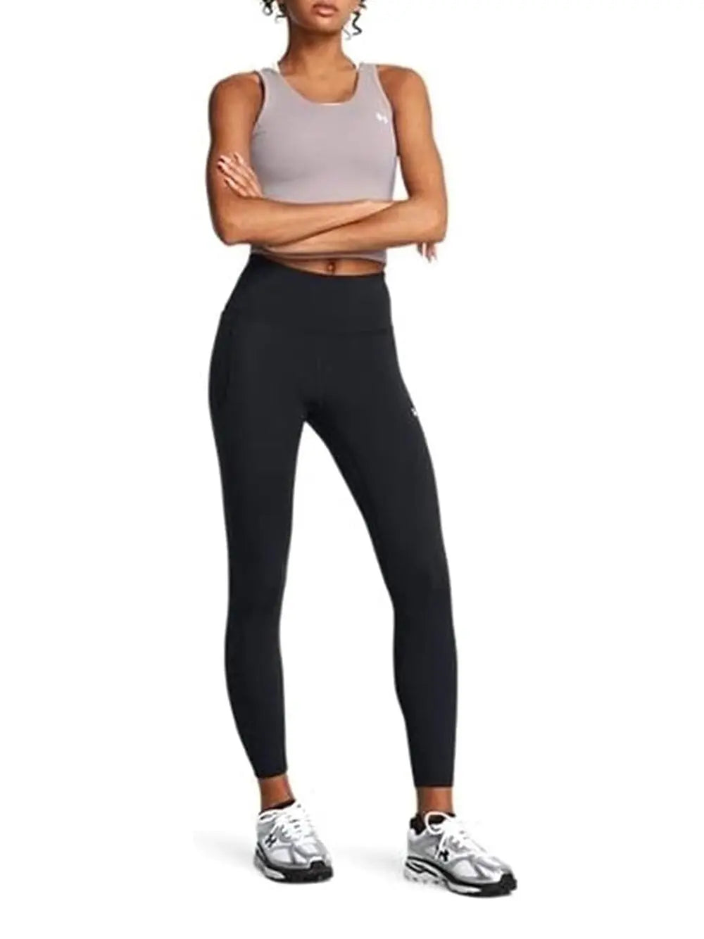 Leggings Sportivo Under Armour Donna Motion Ankle Leg Emea Nero Under Armour  Angolo dello Sport