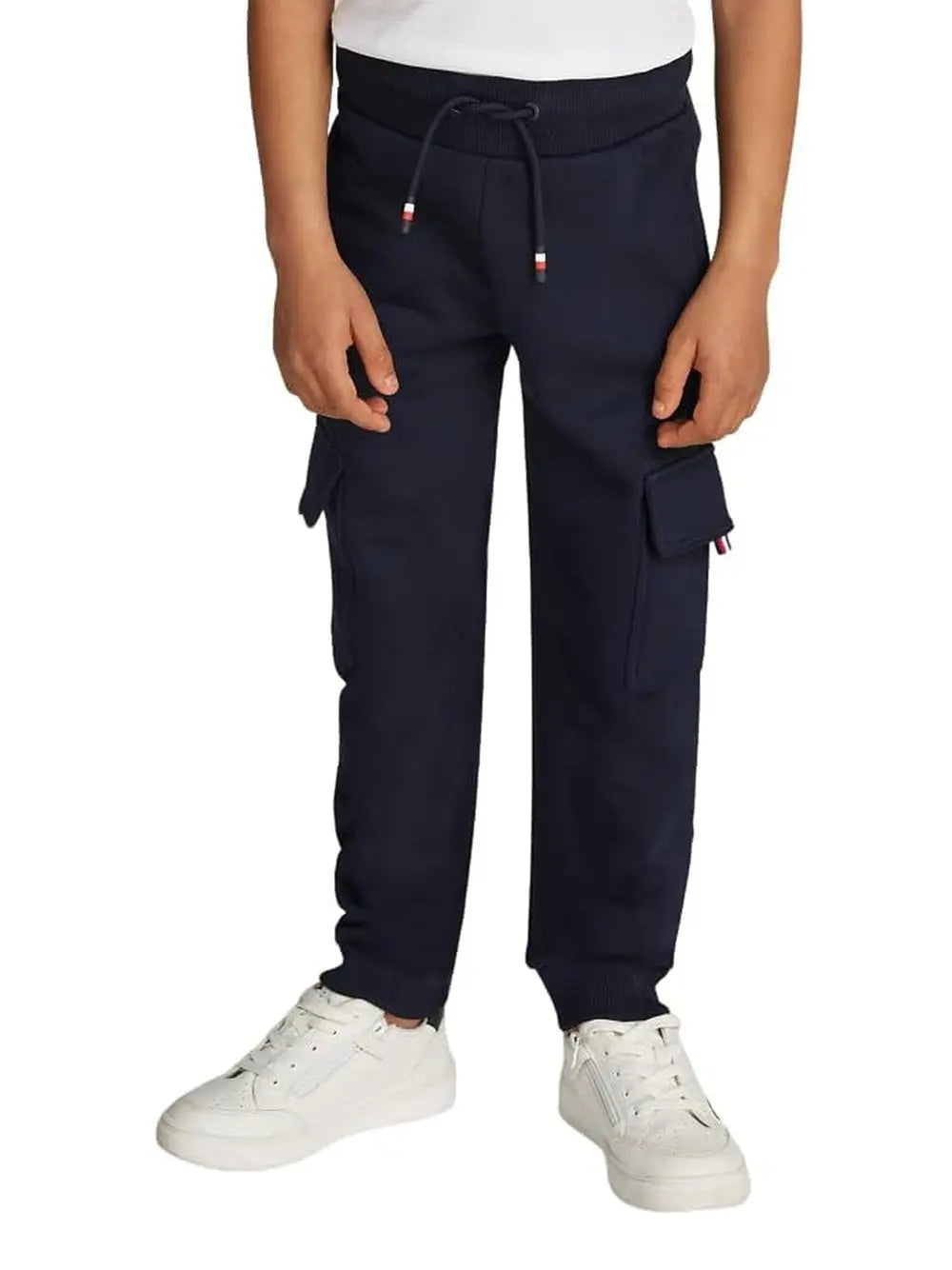 Leggings Tommy Hilfiger Bambino Monotype Fleece Reg Cargo Swea Blu Tommy Hilfiger  Angolo dello Sport