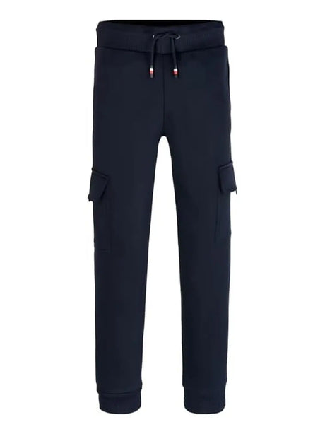 Leggings Tommy Hilfiger Bambino Monotype Fleece Reg Cargo Swea Blu Tommy Hilfiger  Angolo dello Sport