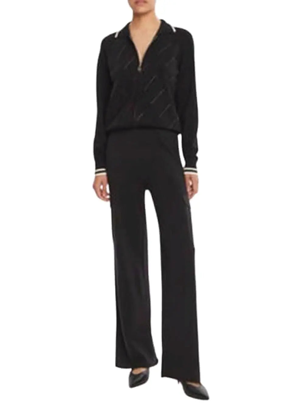 Maglia Liu Jo ZIPPATA M/L Donna - Nero