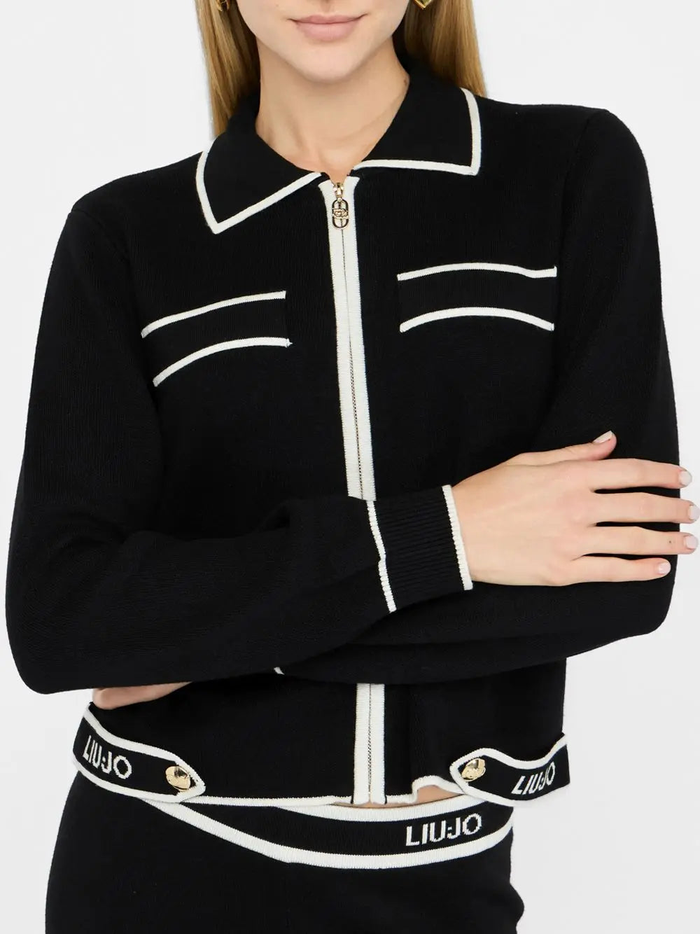 Maglia Liu Jo ZIPPATA M/L Donna - Nero