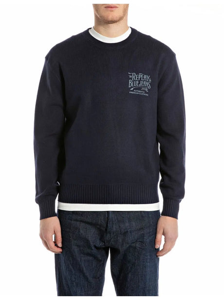 Maglia Replay Uomo - Blu