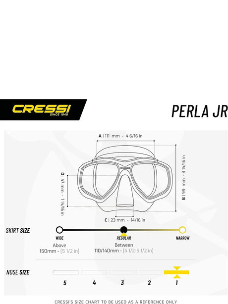 Maschera - Boccaglio Cressi Unisex Bambino