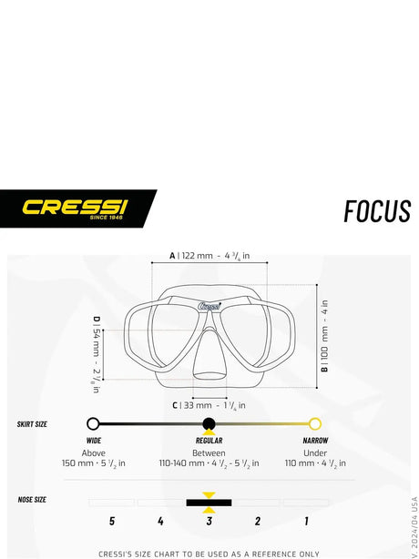 Maschera - Boccaglio Cressi Unisex