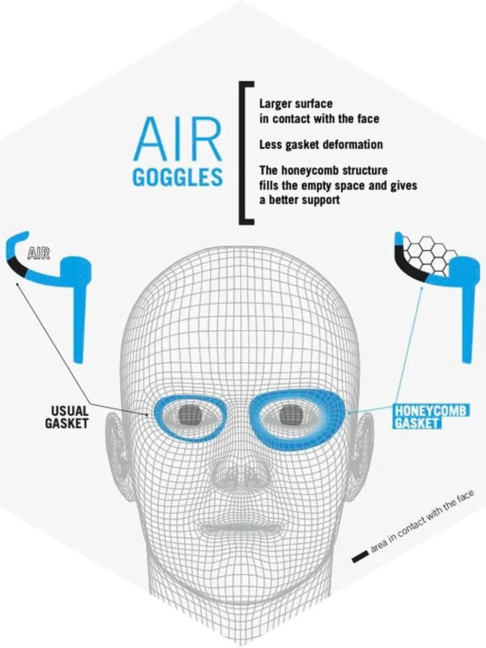 Occhiali - Occhialini Air Soft Arena Unisex - Multicolore