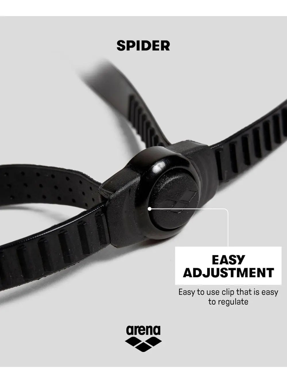 Occhiali - Occhialini Arena spider Unisex - Nero