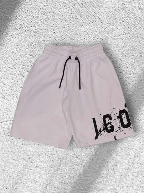 Pantaloncino Felpa Icon Jr Bambino - Bianco