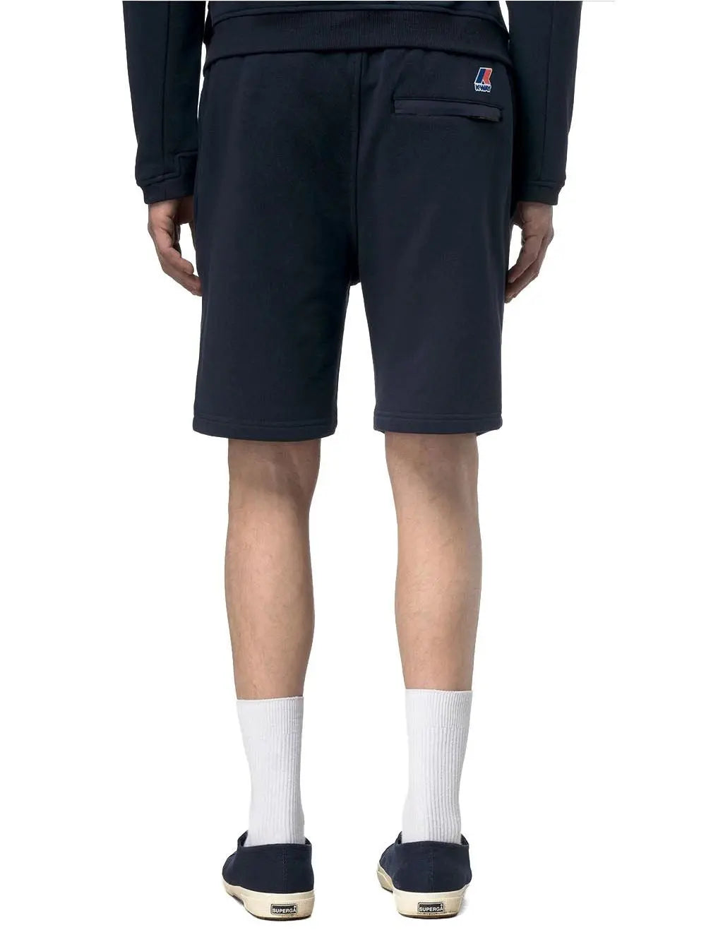 Pantaloncino Felpa K-Way CASIMIR POLY COTTON Unisex - Blu