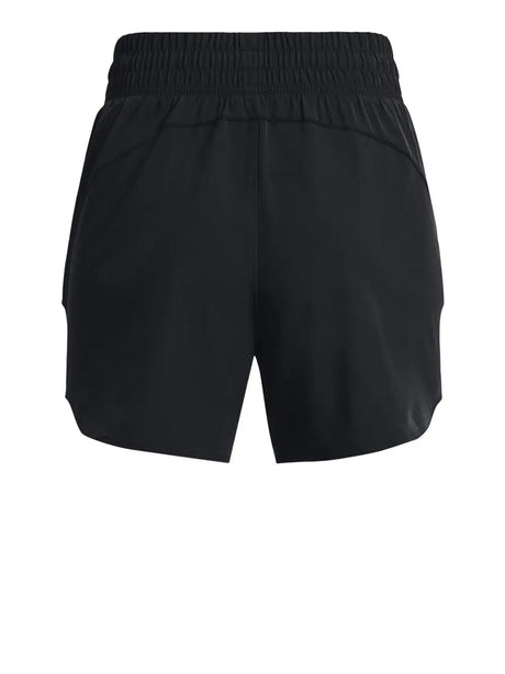 Pantaloncino Sportivo Under Armour Donna Flex Woven 5in Nero Under Armour  Angolo dello Sport