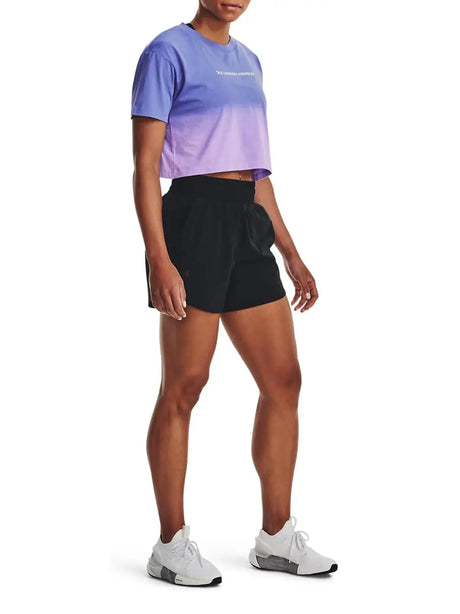 Pantaloncino Sportivo Under Armour Donna Nero Under Armour  Angolo dello Sport