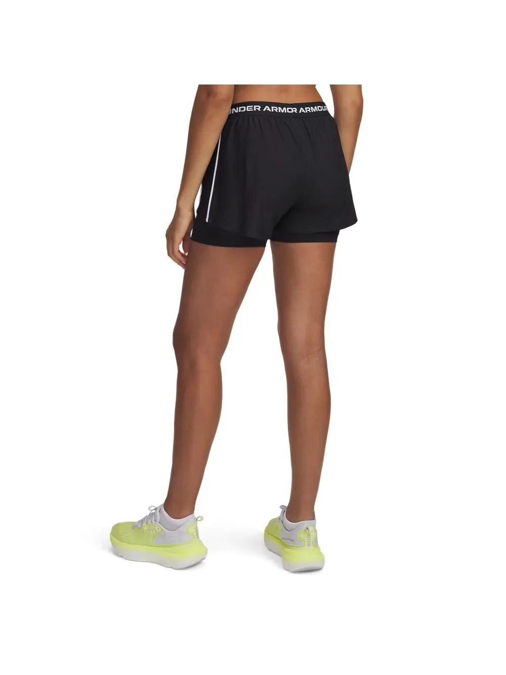 Pantaloncino Sportivo Under Armour TECH PLAY UP 2IN1 Donna - Nero
