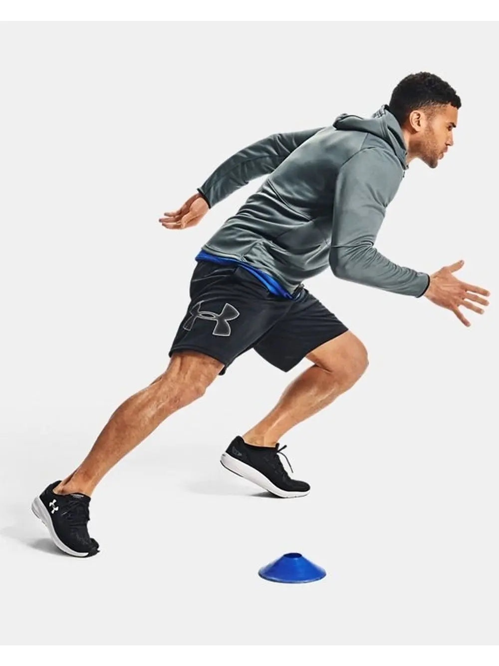 Pantaloncino Sportivo Under Armour UA TECH GRAPHIC Uomo - Nero