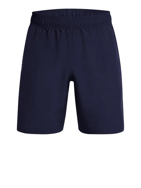 Pantaloncino Sportivo Under Armour Uomo Ua Tech Woven Wordmark Blu Under Armour  Angolo dello Sport