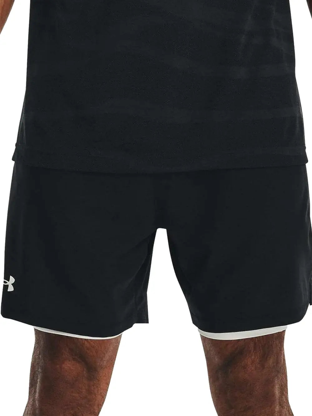Pantaloncino Sportivo Under Armour Uomo Ua Vanish Woven 2in1 Nero Under Armour  Angolo dello Sport