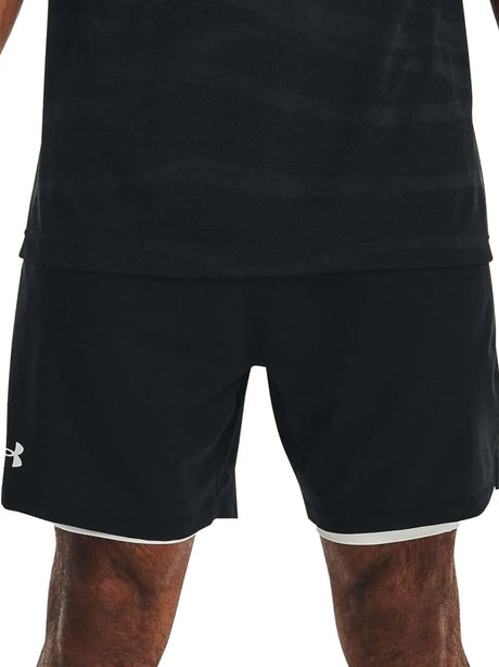 Pantaloncino Sportivo Under Armour Uomo Ua Vanish Woven 2in1 Nero Under Armour  Angolo dello Sport