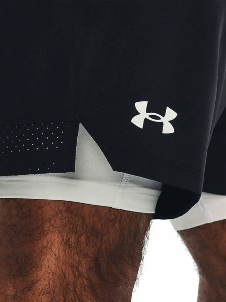 Pantaloncino Sportivo Under Armour Uomo Ua Vanish Woven 2in1 Nero Under Armour  Angolo dello Sport