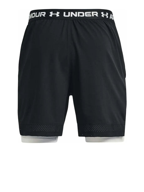 Pantaloncino Sportivo Under Armour Uomo Ua Vanish Woven 2in1 Nero Under Armour  Angolo dello Sport