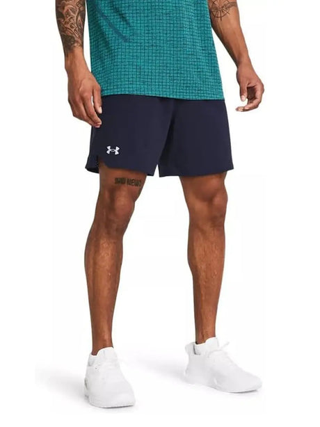 Pantaloncino Sportivo Under Armour Uomo Ua Vanish Woven 6in Shorts Blu Under Armour  Angolo dello Sport