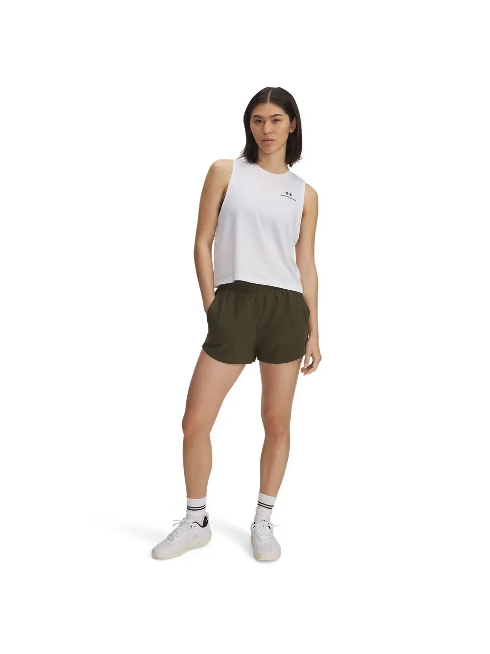 Pantaloncino Sportivo Under Armour VANISH 3IN Donna - Verde