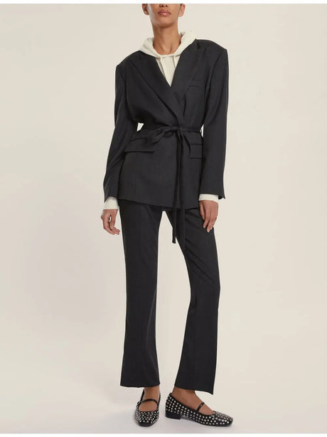 Pantalone Emme Marella MICRON Donna - Grigio
