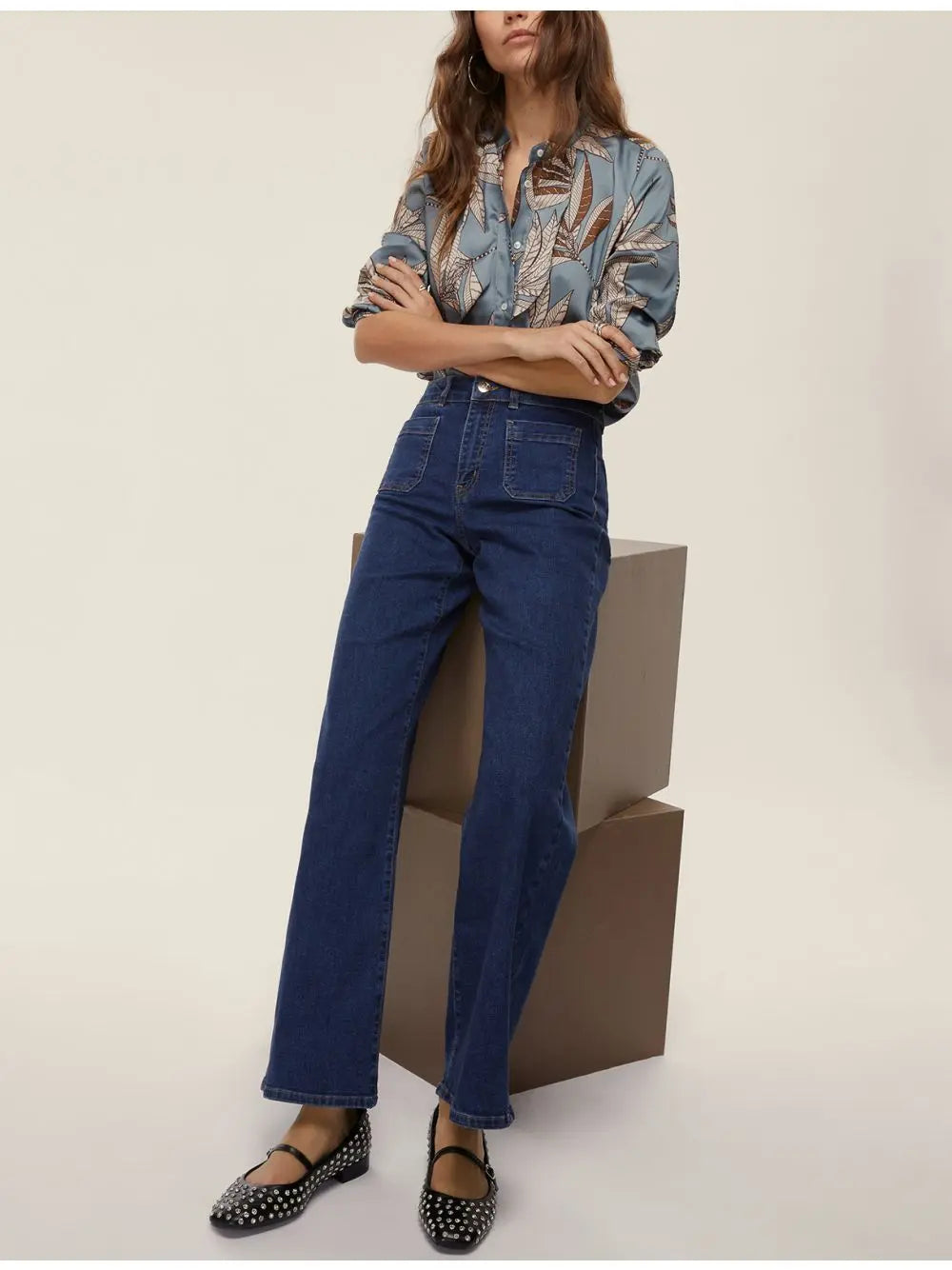 Pantalone Emme Marella PALMA Donna - Blu