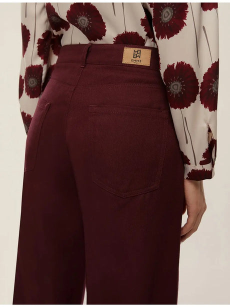 Pantalone Emme Marella TEBE Donna - Bordeaux